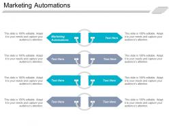 Marketing automations ppt powerpoint presentation icon design inspiration cpb