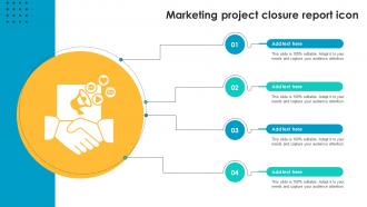 Marketing Project Closure Report Icon
