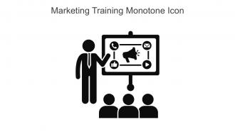 Marketing Training Monotone Icon In Powerpoint Pptx Png And Editable Eps Format