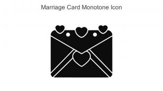 Marriage Card Monotone Icon In Powerpoint Pptx Png And Editable Eps Format