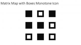 Matrix Map With Boxes Monotone Icon In Powerpoint Pptx Png And Editable Eps Format