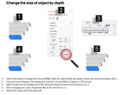 Mc four staged text box diagram and icons powerpoint template