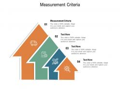 Measurement criteria ppt powerpoint presentation gallery icon cpb
