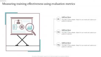 Measuring Training Effectiveness Using Evaluation Metrics