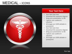 Medical icons powerpoint presentation slides db