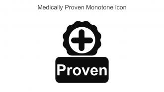 Medically Proven Monotone Icon In Powerpoint Pptx Png And Editable Eps Format