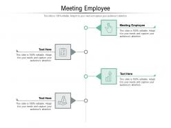 Meeting employee ppt powerpoint presentation icon background cpb