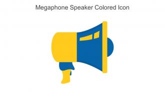 Megaphone Speaker Colored Icon In Powerpoint Pptx Png And Editable Eps Format