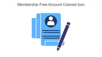 Membership Free Account Colored Icon In Powerpoint Pptx Png And Editable Eps Format