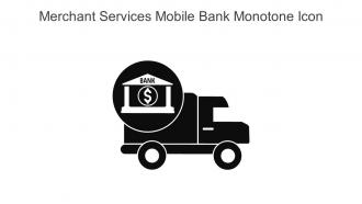 Merchant Services Mobile Bank Monotone Icon In Powerpoint Pptx Png And Editable Eps Format