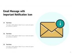 Message icon download notification through speech bubble confirmation