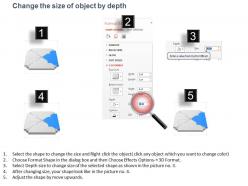 Mh four staged text boxes with icons powerpoint template