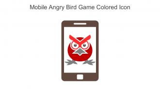 Mobile Angry Bird Game Colored Icon In Powerpoint Pptx Png And Editable Eps Format