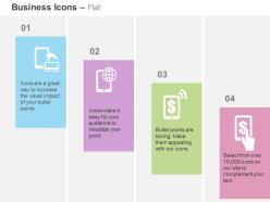 Mobile banking ecommerce mobile apps ppt icons graphics