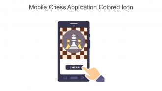 Mobile Chess Application Colored Icon In Powerpoint Pptx Png And Editable Eps Format