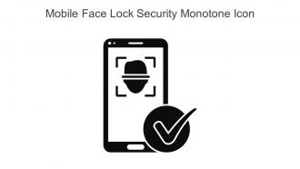Mobile Face Lock Security Monotone Icon In Powerpoint Pptx Png And Editable Eps Format