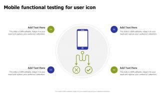 Mobile Functional Testing For User Icon