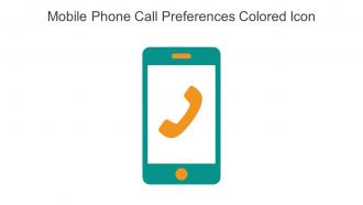 Mobile Phone Call Preferences Colored Icon In Powerpoint Pptx Png And Editable Eps Format