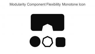 Modularity Component Flexibility Monotone Icon In Powerpoint Pptx Png And Editable Eps Format
