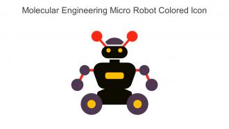 Molecular Engineering Micro Robot Colored Icon In Powerpoint Pptx Png And Editable Eps Format