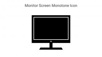 Monitor Screen Monotone Icon In Powerpoint Pptx Png And Editable Eps Format
