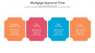 Mortgage Approval Time Ppt Powerpoint Presentation Icon Professional Cpb
