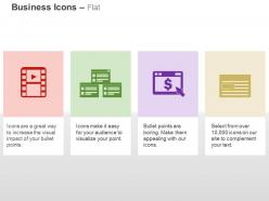 Movie role three reports online finance document ppt icons graphics