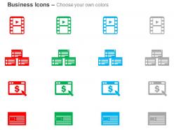 Movie role three reports online finance document ppt icons graphics