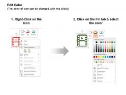 Movie role three reports online finance document ppt icons graphics