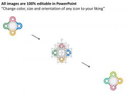 Mp office use appliances icons in circle flat powerpoint design
