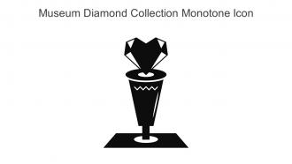 Museum Diamond Collection Monotone Icon In Powerpoint Pptx Png And Editable Eps Format