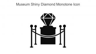 Museum Shiny Diamond Monotone Icon In Powerpoint Pptx Png And Editable Eps Format