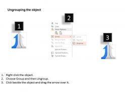 Mx three staged arrow with icons progress strategy powerpoint template