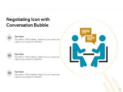 Negotiating Icon Agreement Handshake Icon Business Arrows
