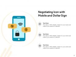 Negotiating Icon Agreement Handshake Icon Business Arrows