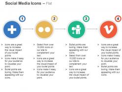 Netvibes fliker digg vimeo ppt icons graphics