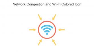 Network Congestion And Wi Fi Colored Icon In Powerpoint Pptx Png And Editable Eps Format