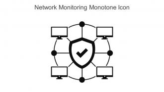 Network Monitoring Monotone Icon In Powerpoint Pptx Png And Editable Eps Format