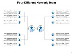 Network Team Circular Connection Hierarchy Icon Circle Puzzle Creativity Together