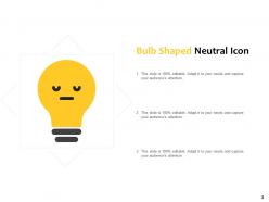 Neutral Icon Bulb Shaped Drop Flower Flower Smile