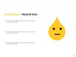 Neutral Icon Bulb Shaped Drop Flower Flower Smile