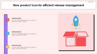 New Product Icon For Efficient Release Management