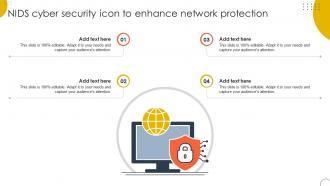 NIDS Cyber Security Icon To Enhance Network Protection