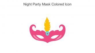 Night Party Mask Colored Icon In Powerpoint Pptx Png And Editable Eps Format