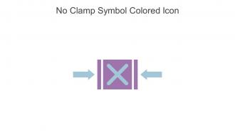 No Clamp Symbol Colored Icon In Powerpoint Pptx Png And Editable Eps Format