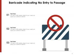 No entry indicating signboard illustrating instructions