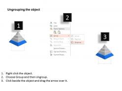 Nt four staged pyramid process diagram with icons powerpoint template