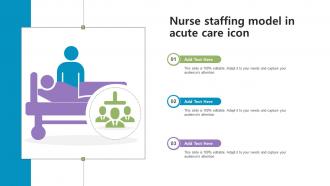 Nurse Staffing Model In Acute Care Icon