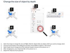 Oa four way process chart with business icons powerpoint template
