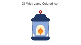 Oil Wick Lamp Colored Icon In Powerpoint Pptx Png And Editable Eps Format